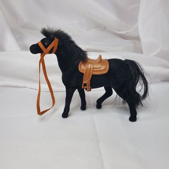 Sunny Trails Farms 3 Ponies Velvet Flocked Horse Stallion Pony Figures - Picture 10 of 13